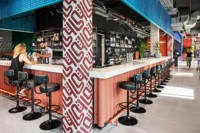 Lounge oder Bar in der Unterkunft The Social Hub Vienna
