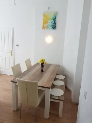 Ein Sitzbereich in der Unterkunft Sobieski Town Apartments
