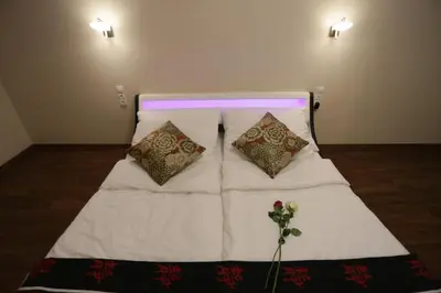 Ein Bett oder Betten in einem Zimmer der Unterkunft Vienna Business Apartment