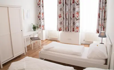 Ein Bett oder Betten in einem Zimmer der Unterkunft Vienna4you App 10 you are welcome