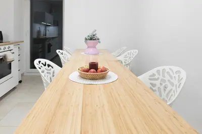 Küche/Küchenzeile in der Unterkunft Yeshello Belvedere Apartment