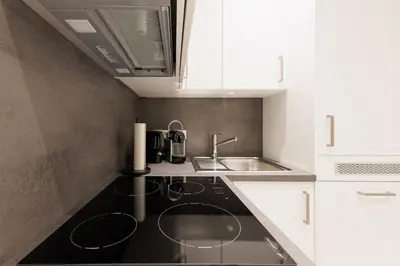 Küche/Küchenzeile in der Unterkunft Vienna City Apartments Krongasse