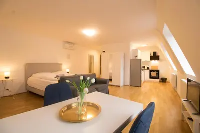Ein Bett oder Betten in einem Zimmer der Unterkunft Chic & Central l LF40