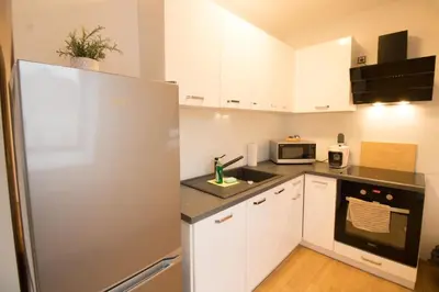Küche/Küchenzeile in der Unterkunft Chic & Central l LF40
