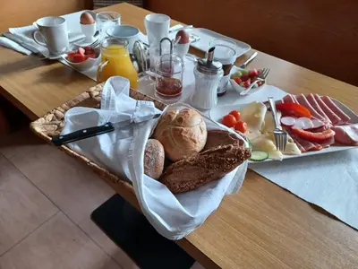 Essen in der Pension oder in der Nähe