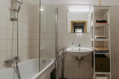 Ein Badezimmer in der Unterkunft Große Ferienwohnung Burgenland