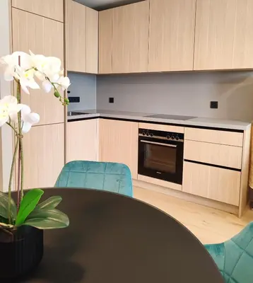 Küche/Küchenzeile in der Unterkunft Design Apartment Vienna City Center - free parking!