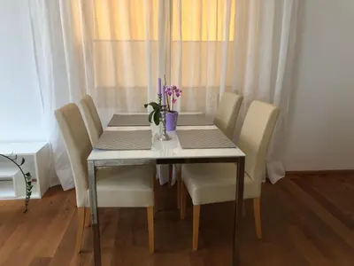 Ein Sitzbereich in der Unterkunft Weghuberhof Ferienwohnungen