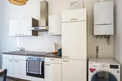 Küche/Küchenzeile in der Unterkunft Vienna City Apartments Unteres Belvedere