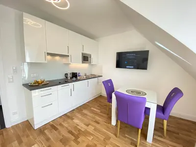 Küche/Küchenzeile in der Unterkunft Steiner Residences Vienna Nestroyplatz
