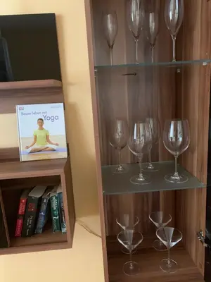 Die Bibliothek in der Ferienwohnung