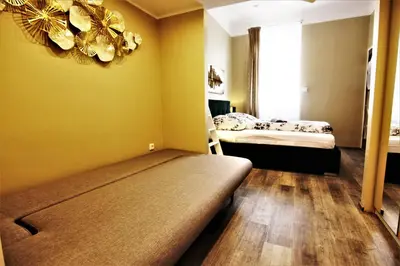Ein Bett oder Betten in einem Zimmer der Unterkunft Boutique Apartments Vienna - Design 5