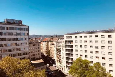 Das Gebäude in dem sich die Ferienwohnung befindet
