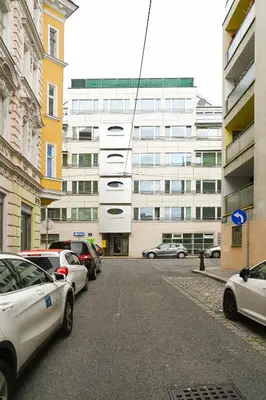 Das Gebäude in dem sich die Ferienwohnung befindet