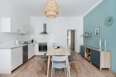 Küche/Küchenzeile in der Unterkunft Caring Family Apartment Close To The Center