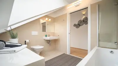 Ein Badezimmer in der Unterkunft Royal Residence Leopoldstadt