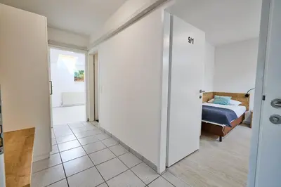 Ein Bett oder Betten in einem Zimmer der Unterkunft Tennis- und Freizeitzentrum Neudörfl