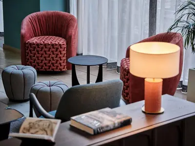 Ein Sitzbereich in der Unterkunft Radisson Blu Das Triest Hotel, Vienna