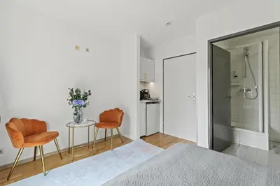 Ein Bett oder Betten in einem Zimmer der Unterkunft Art Hotel Vienna