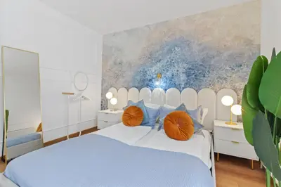Ein Bett oder Betten in einem Zimmer der Unterkunft Art Hotel Vienna
