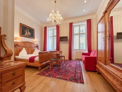 Ein Sitzbereich in der Unterkunft HPA Hotel Andreas