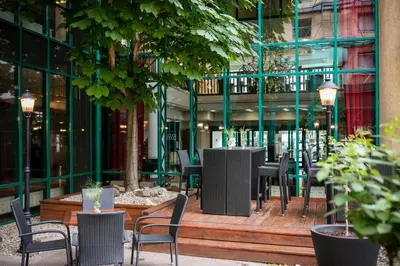 Ein Restaurant oder anderes Speiselokal in der Unterkunft ARCOTEL Wimberger Wien