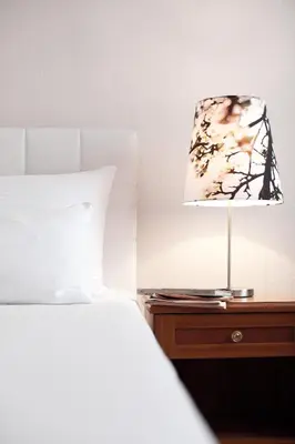 Ein Bett oder Betten in einem Zimmer der Unterkunft Hotel Schwalbe