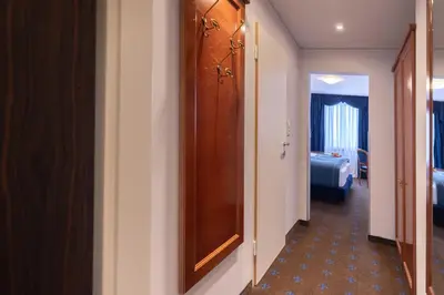 Ein Bett oder Betten in einem Zimmer der Unterkunft Garner Hotel Vienna - Prinz Eugen by IHG