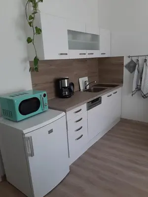 Küche/Küchenzeile in der Unterkunft Eisenstadt Apartments