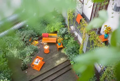 Ein Garten an der Unterkunft Buxbaum Beletage Design & Boutique Hotel