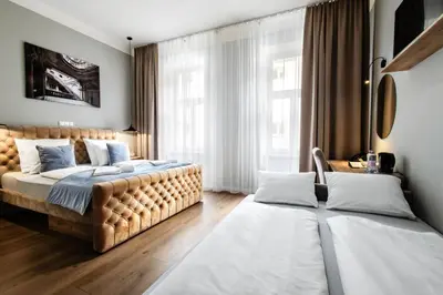 Ein Bett oder Betten in einem Zimmer der Unterkunft Vayalen Boutique Hotel