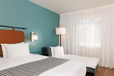 Ein Bett oder Betten in einem Zimmer der Unterkunft Exe Vienna