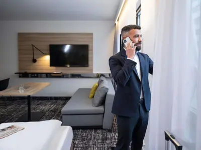 TV/Unterhaltungsangebot in der Unterkunft Novotel Suites Wien City Donau