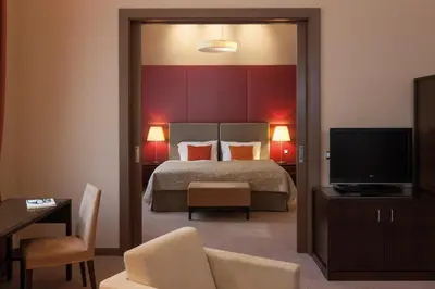 Ein Bett oder Betten in einem Zimmer der Unterkunft Austria Trend Hotel Savoyen Vienna - 4 stars superior