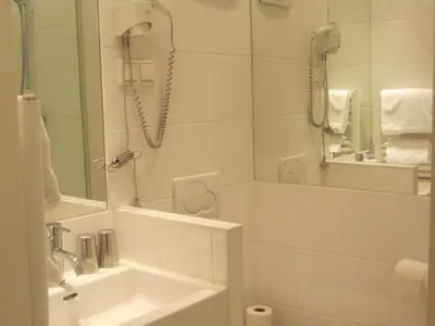 Ein Badezimmer in der Unterkunft Hotel Wiener Kindl