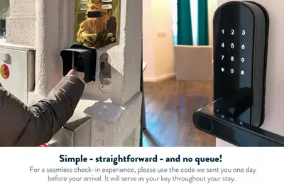 Grundriss der Unterkunft DaunTown Rooms - Self Check-In