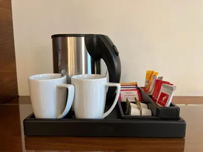 Kaffee-/Teezubehör in der Unterkunft Boutique Hotel Das Tigra