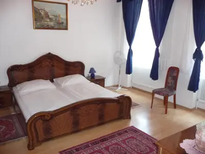 Ein Bett oder Betten in einem Zimmer der Unterkunft Appartement Hotel Marien-Hof