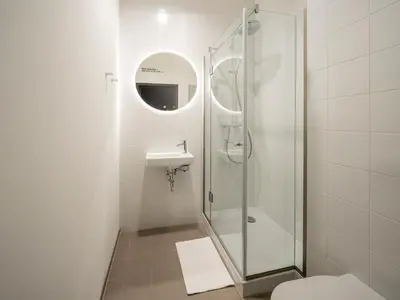 Ein Badezimmer in der Unterkunft JO&JOE Vienna
