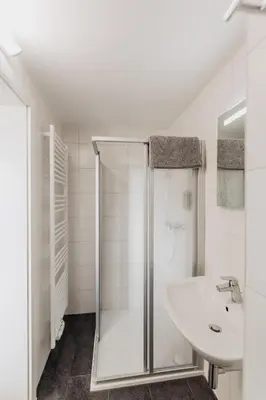 Ein Badezimmer in der Unterkunft Ferienhaus Schilfvilla
