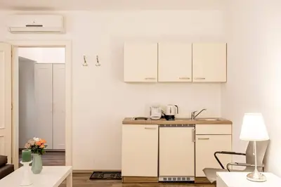 Küche/Küchenzeile in der Unterkunft Beautiful Apartment 3 City Center