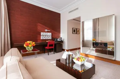 Ein Sitzbereich in der Unterkunft Radisson Blu Style Hotel, Vienna