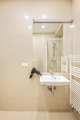 Ein Badezimmer in der Unterkunft Beautiful Apartment city center