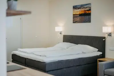 Ein Bett oder Betten in einem Zimmer der Unterkunft Chill & Relax Apartments in Neusiedl am See