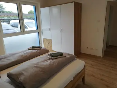 Ein Bett oder Betten in einem Zimmer der Unterkunft Ferienbungalows Vital