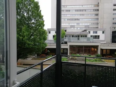 Das Gebäude in dem sich die Ferienwohnung befindet