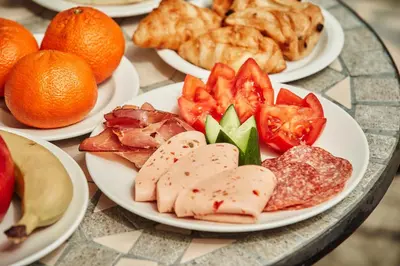 Essen im Hotel oder in der Nähe