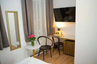 Ein Bett oder Betten in einem Zimmer der Unterkunft Private CENTRAL Vienna I Self Check In