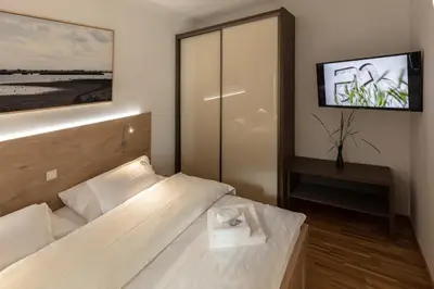 TV/Unterhaltungsangebot in der Unterkunft Pannonia Appartements 2