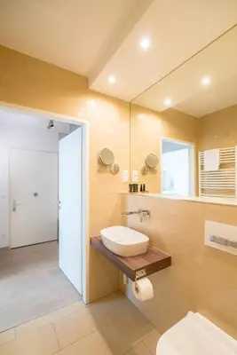 Ein Badezimmer in der Unterkunft Vienna Residence, Rochusmarkt - Wien Mitte